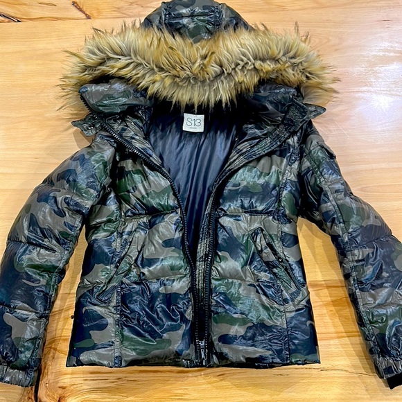 SAM jacket army size 12